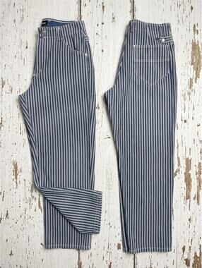 LizWear Denim stripes jeans petite size 12